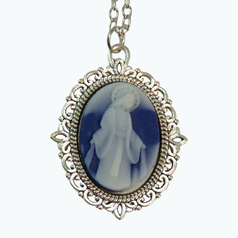 Our Lady of Grace Cameo Pendant