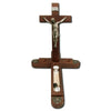 Sick Call Crucifix: 15" Cherry Wood