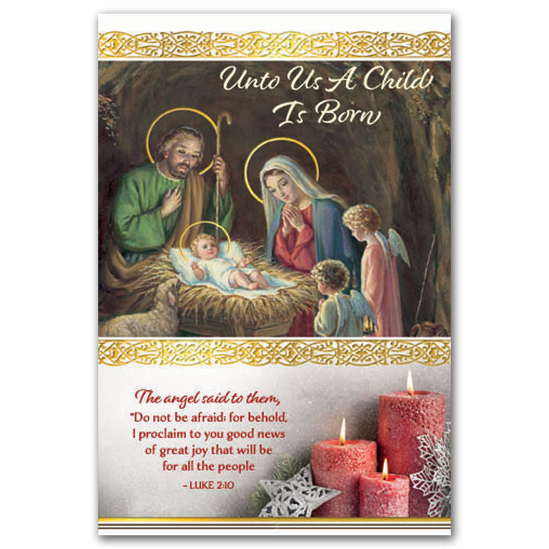 Unto Us Christmas Cards: 15pk