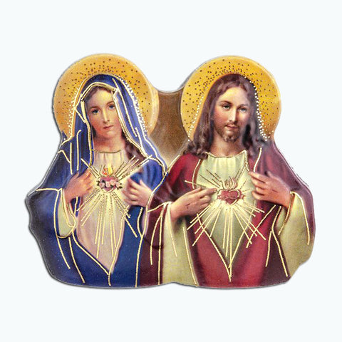 Sacred and Immaculate Heart Statuette