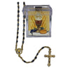 First Communion Rosary: Black Bead