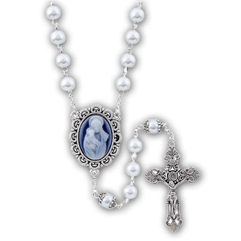 Madonna & Child Cameo Rosary