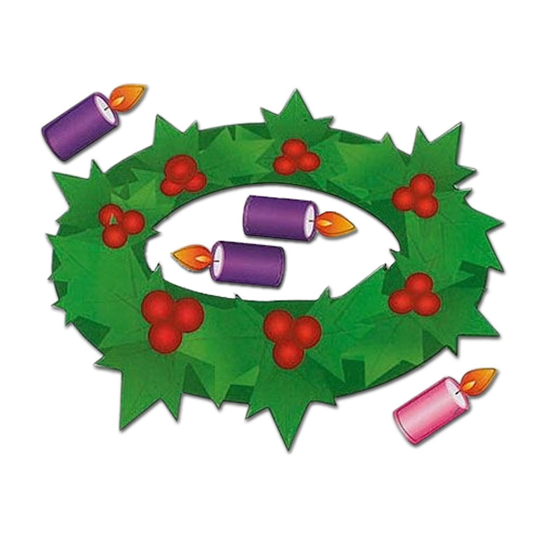 Magnetic Advent Wreath for Children