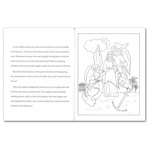 St. Philomena, Powerful Love: Coloring Book