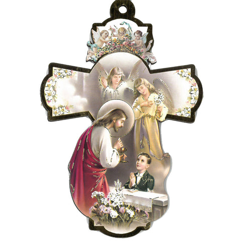 6" First Communion Cross - Boy