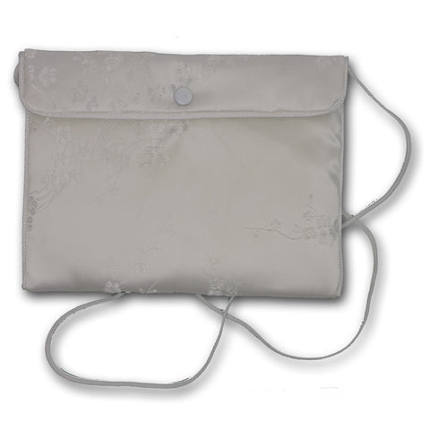 White Satin Purse