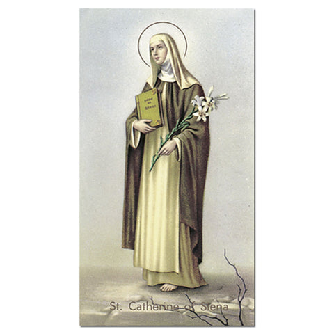 St. Catherine of Siena Holy Card