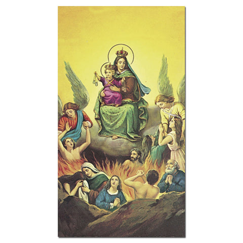 Our Lady of Mount Carmel Holy Card