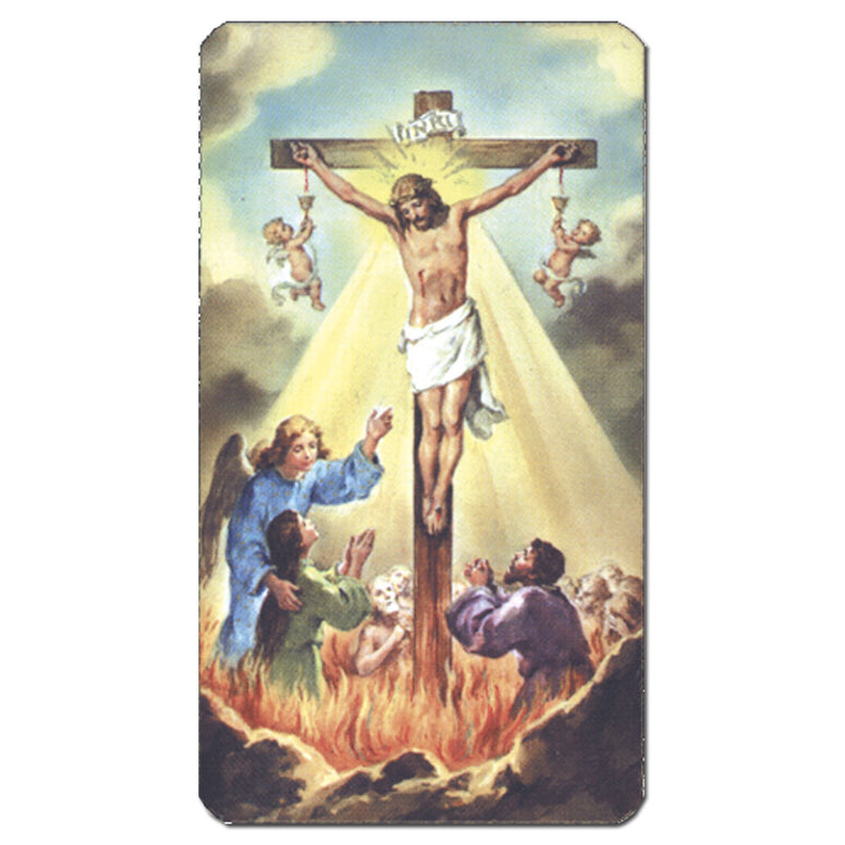 Crucifixion Holy Card