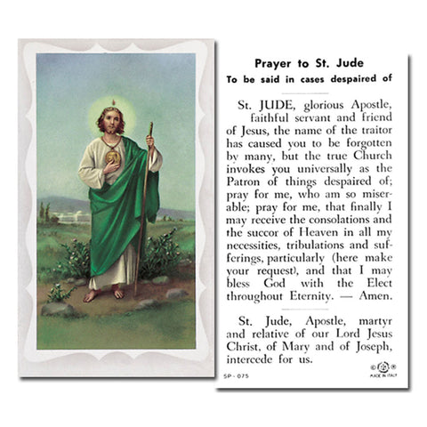 St. Jude Holy Card