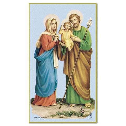 Holy Family Holy Card