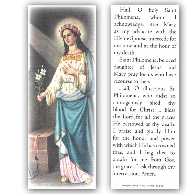 Bookmark: St. Philomena