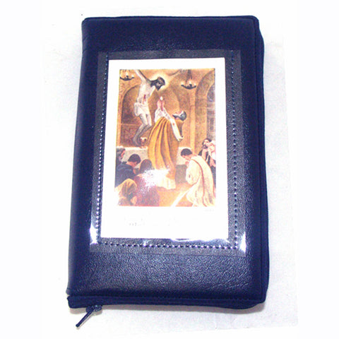 Blue New Roman Missal Cover