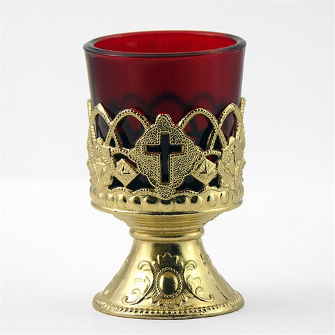 Cross Votive Candle Stand