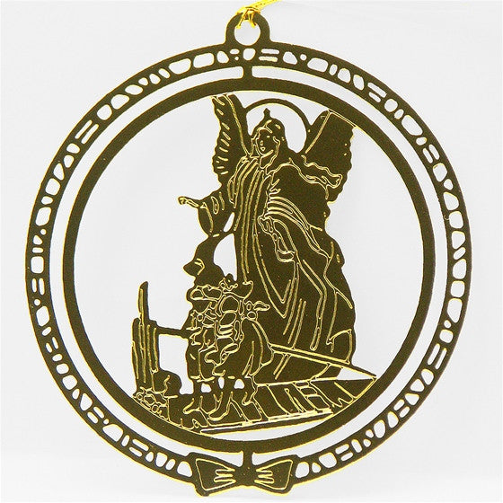 Guardian Angel: Brass Ornament