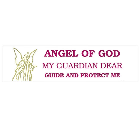 Guardian Angel Bumper Sticker