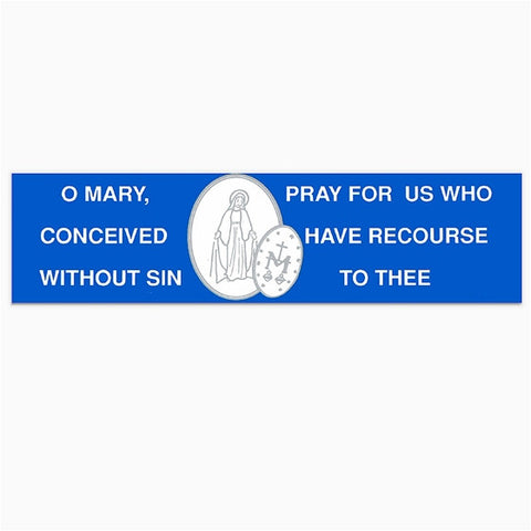 Miraculous Medal Bumper Sticker