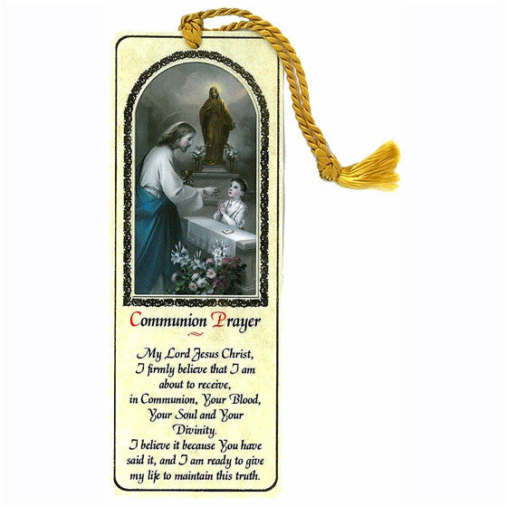 Boy First Communion Bookmark