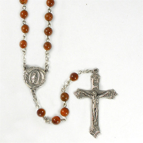 Gold Stone Rosary