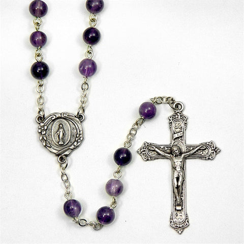 Amethyst Rosary