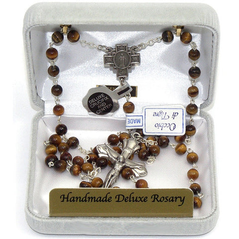 Tiger Eye Rosary