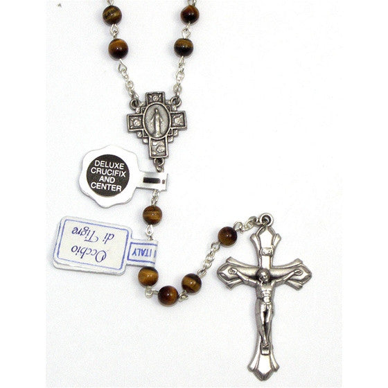 Tiger Eye Rosary