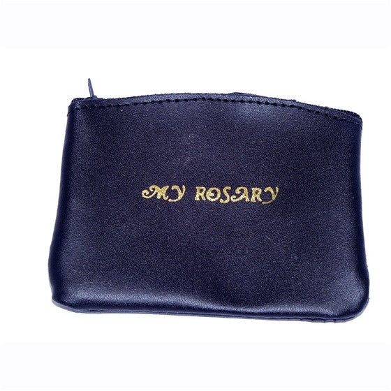 Large Black Rosary Case