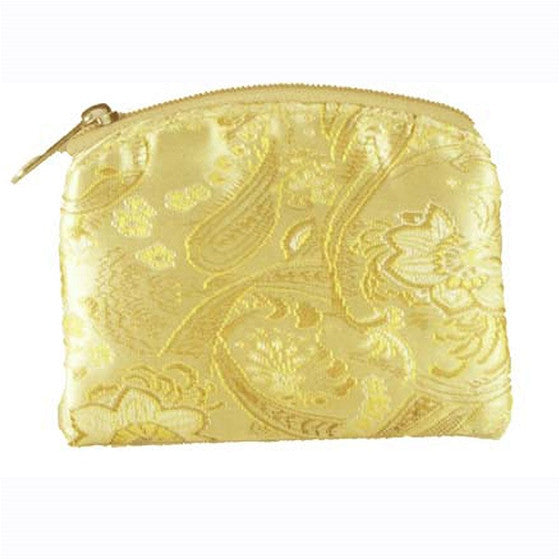 Gold Brocade Rosary Case