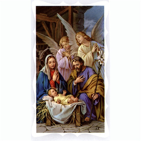 Nativity Holy Card