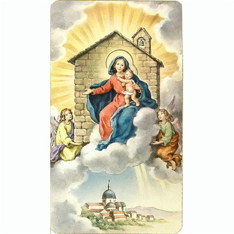 Our Lady of Loreto Holy Card