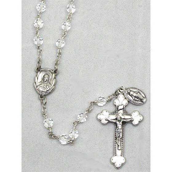 Vienna Collection Rosary: Crystal 6mm