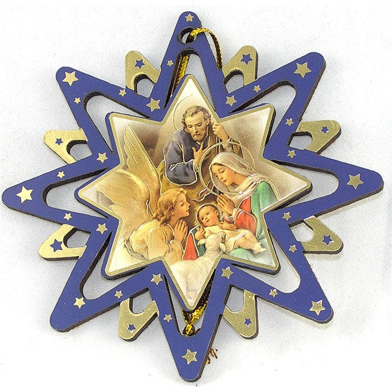 Star Ornament: JMJ Angel Left