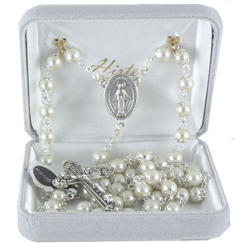 White Pearl Rosary