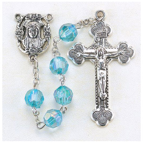 Birthstone Rosary: March