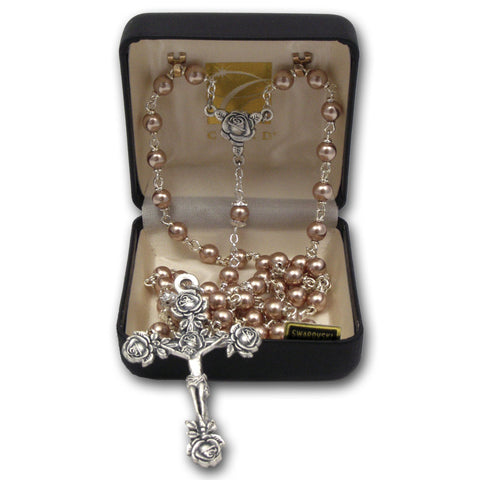 Swarovski Rose Gold Rosary