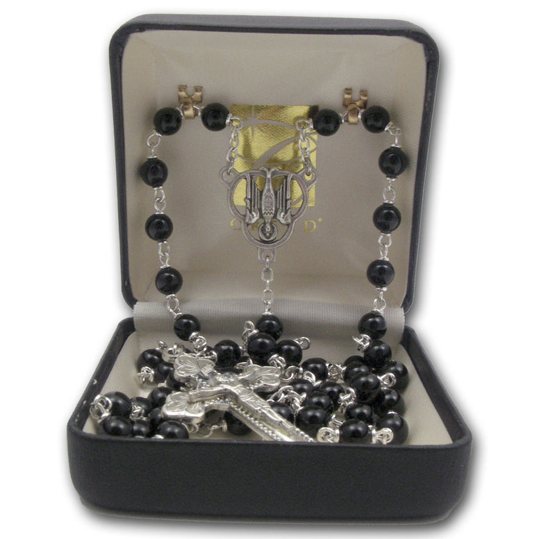 Onyx Confirmation Rosary