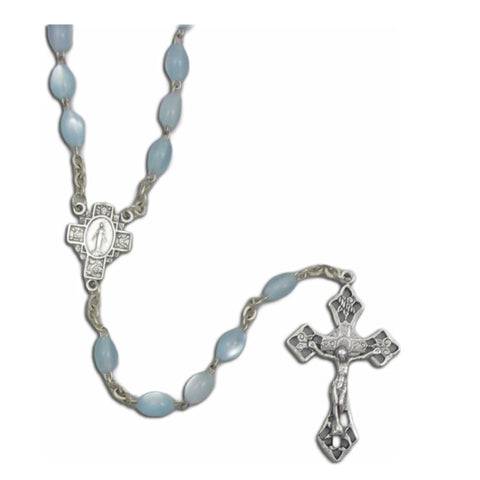 Blue Cats Eye Rosary