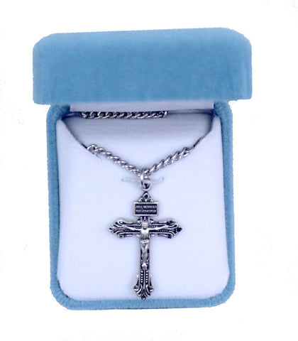 Pardon Crucifix: 1¼" Sterling