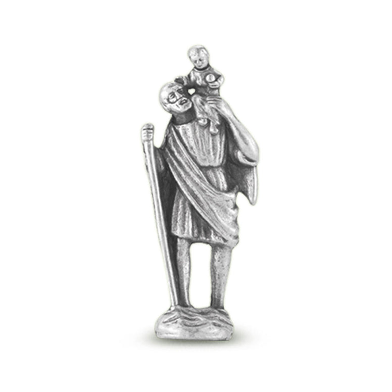 St. Christopher Pocket Statue: 1¾"