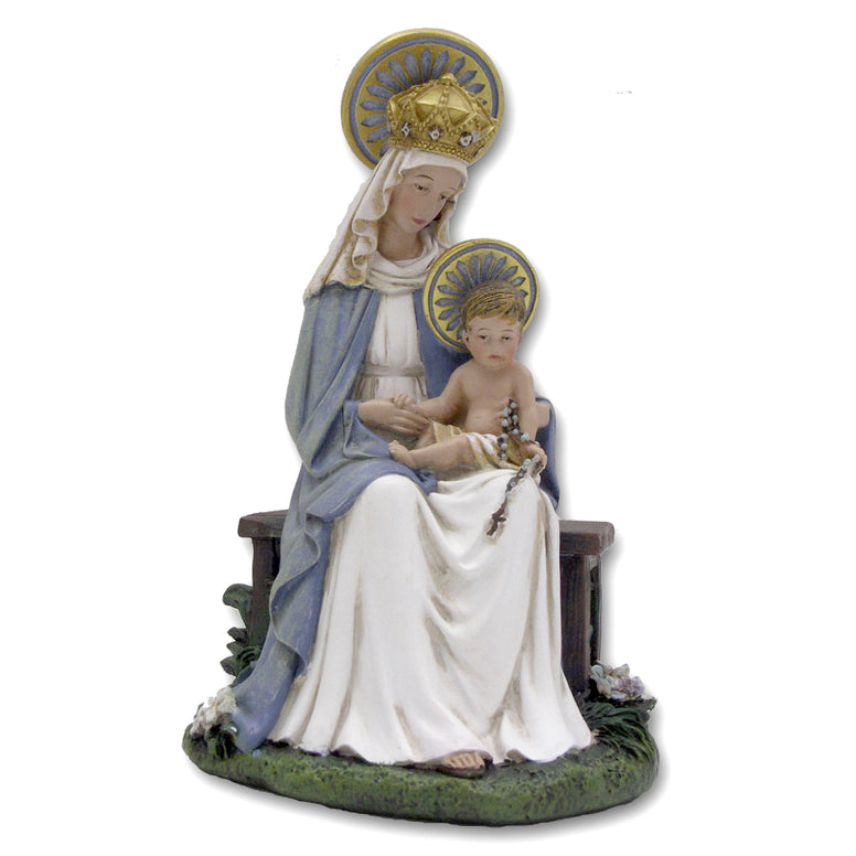 Seated Madonna & Child Statue