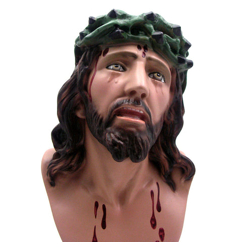 Ecce Homo Bust: 12" Plaster