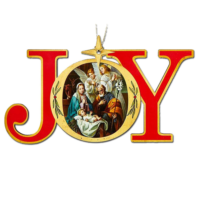 Star of Joy Ornament: Wood