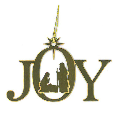 Joy Nativity Ornament